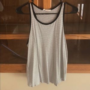 Bite and black striped tank